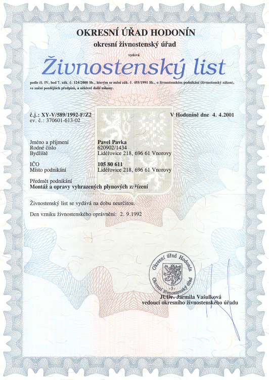 Zelená úsporám certifikát 2